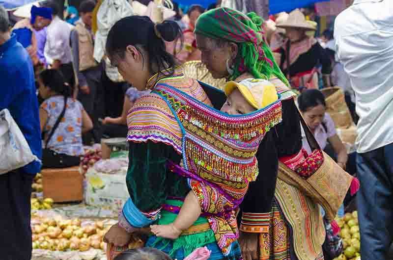 264 - Vietnam - Bac Ha - mercado
